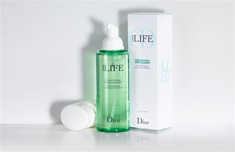 dior lotion to foam cleanser.